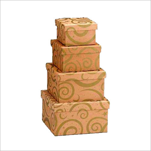 Gold Swirls Nested Gift Boxes